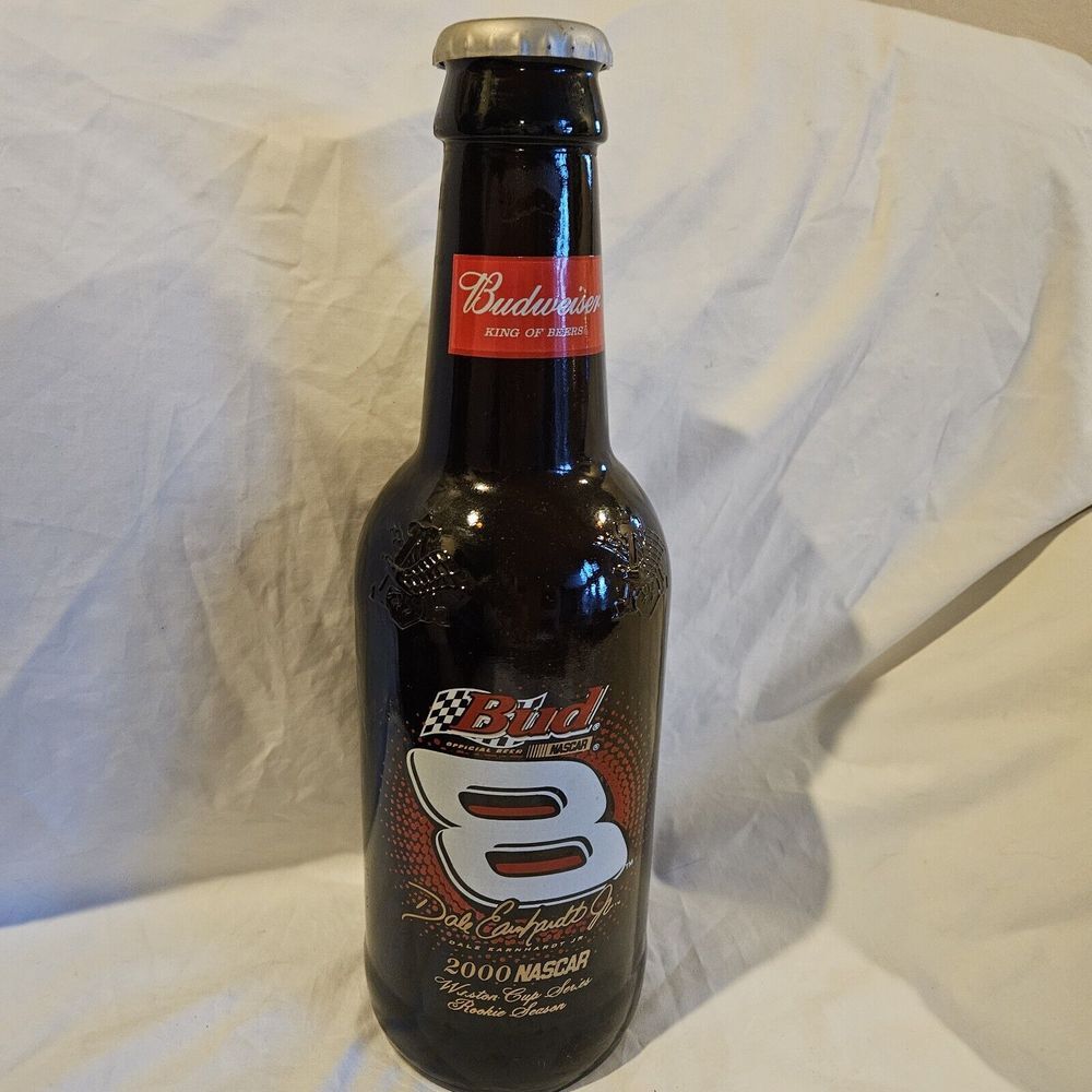 Dale Earnhardt Jr #8 Nascar Budweiser‎ Beer Bottle Rookie Leason Giant 15"